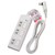 エルパ 耐雷フラットスイッチ付タップ(3個口・2m) WBS-LS302F(W)-イメージ1