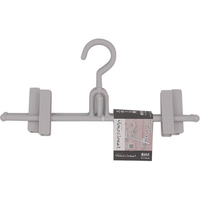 シンコハンガー モノクローゼット スカートハンガー 2本組 グレー FC785RA