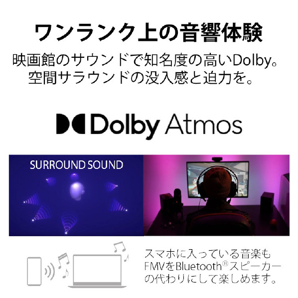 富士通 ノートパソコン LIFEBOOK AHシリーズ メタリックブルー FMVA53H2L 搭載 Ryzen Radeon 機能 Home AMD