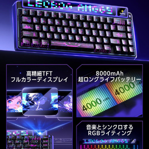 AULA キーボード AMG65JP-BL-イメージ2