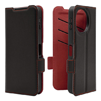 ラスタバナナ AQUOS SENSE10/9用 薄型手帳サイドマグネットケース ブラック＊レッド 9244AS10BSMBKR