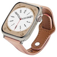 ラスタバナナ Apple Watch Ultra/Series 8/7/6/5/4/3/SE(第2世代)/SE [49/45/44/42mm]用ソフトレザーバンド ピンク RBAWSL7458PK