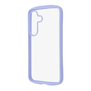 レイアウト Galaxy S25用Like standard Puffull 耐衝撃 バンパー ハイブリッドケース ペールブルー RT-GS25CMD1/PA-イメージ1