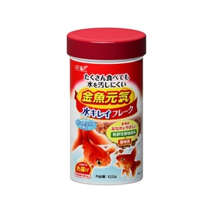 ジェックス 金魚元気 水キレイフレーク 100g FCD978M-31270-イメージ1