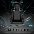 noblechairs ゲーミングチェア EPIC - BLACK EDITION(エピック ブラックエディション) マットブラック NBL-PU-BLA-005-ED