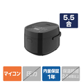 VERSOS 5.5合炊飯器 ブラック VS-KE59BK