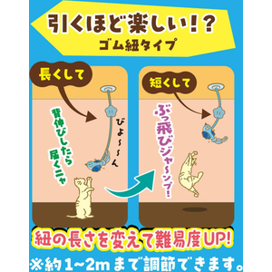 ドギーマン じゃれ猫 天井ぶらぶら猫じゃらし とりさん FCJ964J-イメージ4