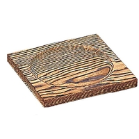 マイン 焼杉段付敷板 13×13cm M40-476 FCM8873-033119002