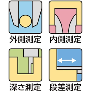 シンワ測定 デジタルノギス大文字 2300mm FCE834Z-#19997-イメージ2
