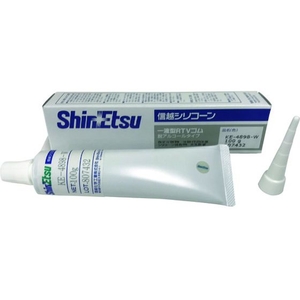 信越化学工業 信越/シーリング 低分子シロキサン低減タイプ 100g ホワイト ペースト状タイプ-白100g FC361FK-8148142-イメージ1