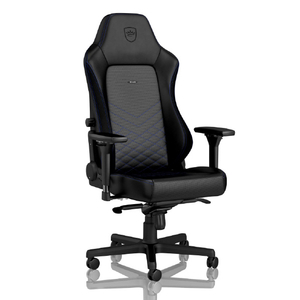 noblechairs ゲーミングチェア HERO(ヒーロー) ブラック/ブルー NBL-HRO-PU-BBL-SGL-ED-イメージ2