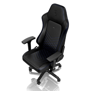 noblechairs ゲーミングチェア HERO(ヒーロー) ブラック/ブルー NBL-HRO-PU-BBL-SGL-ED-イメージ5