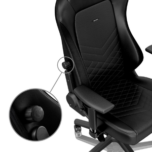 noblechairs ゲーミングチェア HERO(ヒーロー) ブラック/ブルー NBL-HRO-PU-BBL-SGL-ED-イメージ8