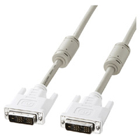 サンワサプライ DVIケーブル(シングルリンク) ホワイト・3m KC-DVI-3K