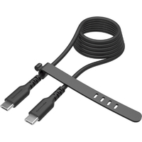 多摩電子工業 PD60W USB-C to USB-Cケーブル(2．0m) ブラック TSC263CC20K