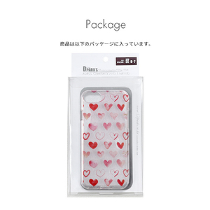 Dparks iPhone SE(第3世代)/SE(第2世代)/8/7用ソフトクリアケース HEART PATTERN-Watercolor DS22725ISE3-イメージ16