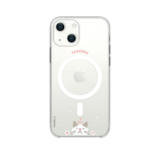 abbi FRIENDS iPhone 13用Magsafe対応クリアケース ターチャン スヤスヤ ABF21725I13-イメージ1