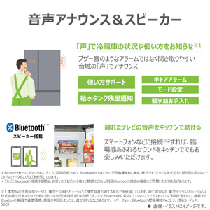 東芝 【フレンチドア】487L 6ドア 冷凍冷蔵庫 VEGETA フロストホワイト GR-A490XFS(TW)-イメージ20
