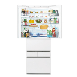 東芝 【フレンチドア】487L 6ドア 冷凍冷蔵庫 VEGETA フロストホワイト GR-A490XFS(TW)-イメージ3