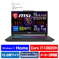 MSI ノートパソコン オリジナル Cyborg 15 A13V ブラック&スケルトン CYBORG15A13VFK4075JP