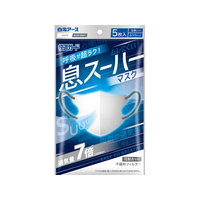 白元アース 快適ガード 息スーハーマスク 5枚入 FC791PY