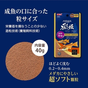 ジェックス メダカ元気 彩姫 産卵・繁殖用 40g FCD980M-31263-イメージ3