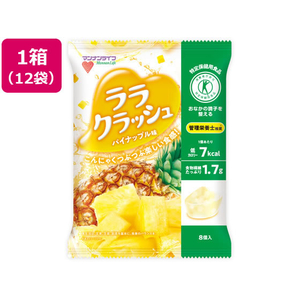 マンナンライフ 蒟蒻畑 ララクラッシュ パイナップル味 12袋 FCG212Y-イメージ1