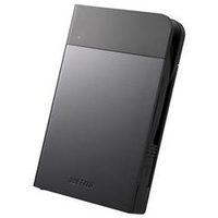 BUFFALO ICカード対応MILスペック耐衝撃ボディー防滴・防塵ポータブルHDD(1TB) ミニステーション ブラック HD-PZN1.0U3-B