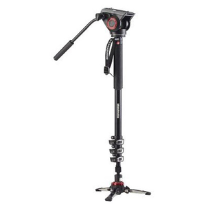 Ｍａｎｆｒｏｔｔｏ フルード ビデオ一脚 フルード雲台付 XPRO-Monopod 黒 MVMXPRO500-イメージ1