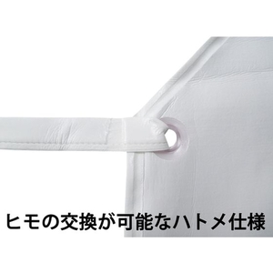 東和コーポレーション エプロン 耐油ウレタンエプロン ホワイト FC372EU-1373738-イメージ2