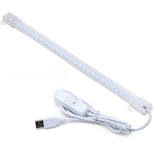 ルートアール 30灯 USB LED バーライト クリアカバータイプ(昼光色) RL-BAR30D-イメージ1