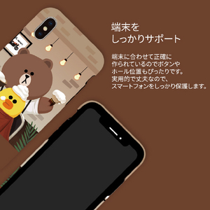 LINE FRIENDS iPhone XS/X用ケース テーマ ブラウン ヘアドレッサー KCL-DBS001-イメージ7