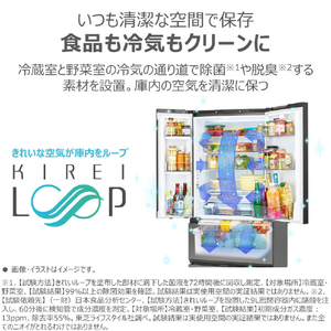 東芝 【フレンチドア】487L 6ドア 冷凍冷蔵庫 VEGETA フロストグレージュ GR-A490XFS(TH)-イメージ18