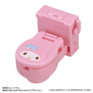 バンダイ ぷちとも Sanrio characters マイメロディのトイレ ｻﾝﾘｵﾌﾟﾁﾄﾓﾏｲﾒﾛﾃﾞｲﾉﾄｲﾚ-イメージ3
