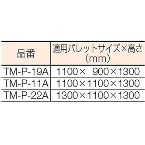 トラスコ中山 TRUSCO 透明パレットカバー 1100×900×1300用 厚0.03 5枚120010000.031300 FC660GY-3429814-イメージ2