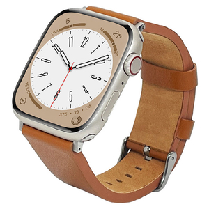 ラスタバナナ Apple Watch Ultra/Series 8/7/6/5/4/3/SE(第2世代)/SE [49/45/44/42mm]用本革バンド キャメル RBAWL7460CA-イメージ1
