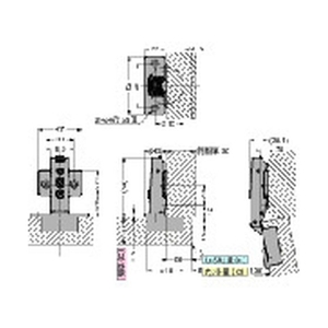 スガツネ工業 スガツネ工業H360-C26-26Tラプコン搭載オリンピアスライドヒンジ厚扉 FC142FP-1956909-イメージ7