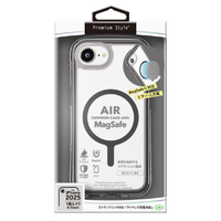 PGA iPhone 16e用MagSafe対応 エアクッションケース グラファイト PG-25KMA01BK