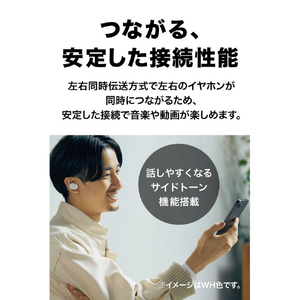 オーディオテクニカ ワイヤレスイヤホン オレンジ ATH-CK1TW OR-イメージ9