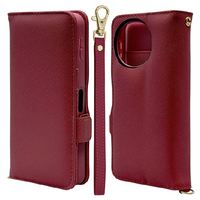 ラスタバナナ AQUOS SENSE10/9用 ハンドストラップ付き手帳型ケース マゼンタ 9247AS10BHSMA