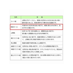 ヘイコー 包装紙 半才 特厚 斜線61 PWB 100枚 FC089SC-002333200-イメージ3