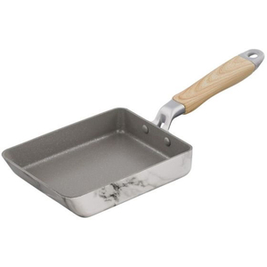 ＬＩＶ ＰＬＵＳ ベストコ 卵焼き器 13×18cm エッグパン 大理石柄 FCE251W-NX-125-イメージ1