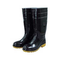 福山ゴム工業 耐油長靴先芯入り ガロア#1ブラックLL 26.5～27.0cm37.5cm FC039FS-4002431