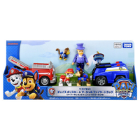 タカラトミー パウ・パトロール ベストセット チェイス ポリスカー&マーシャル ファイヤートラック (ライバールしちょう&ニャン・パトロールつき) ﾊﾟｳﾊﾟﾄﾍﾞｽﾄｾﾂﾄﾁｴｲｽﾏ-ｼﾔﾙ