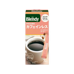 味の素ＡＧＦ ブレンディ インスタントコーヒー やすらぎのカフェインレス 7本 F384134-イメージ1