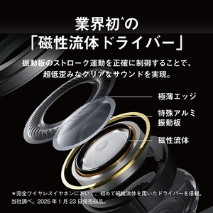 テクニクス ワイヤレスステレオインサイドフォン Technics ブラック EAH-AZ100-K-イメージ6
