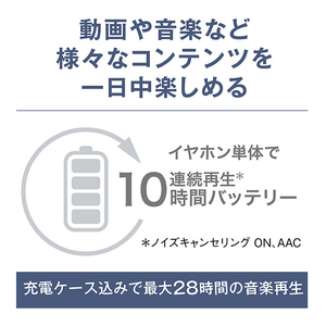 テクニクス ワイヤレスステレオインサイドフォン Technics ブラック EAH-AZ100-K-イメージ9