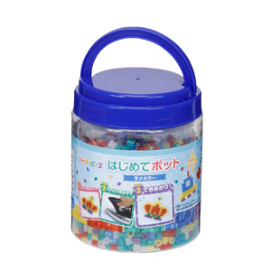 カワダ パーラービーズ はじめてポット ラメカラー PBﾗﾒﾐﾂｸｽ2000Pﾎﾟﾂﾄ-イメージ1