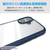 エレコム iPhone 16用TOUGH SLIM LITE ハイブリッドケース フレームカラー ネイビー PM-A24ATSLFCNV-イメージ6