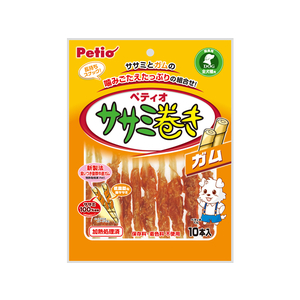 ペティオ ササミ巻き ガム 10本入 F114009-イメージ1
